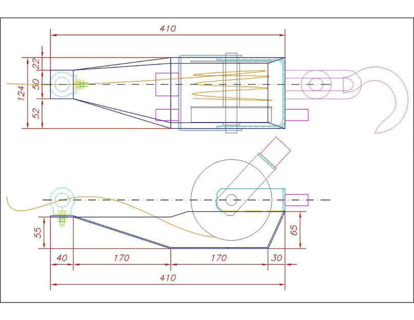 Клюз для лебедки своими руками чертежи и размеры