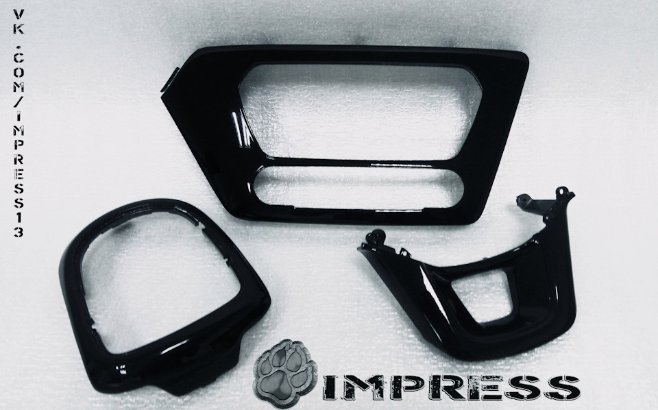 Аквапринт Саранск. Салон Киа Рио в черном глянце и восстановление рамки ...