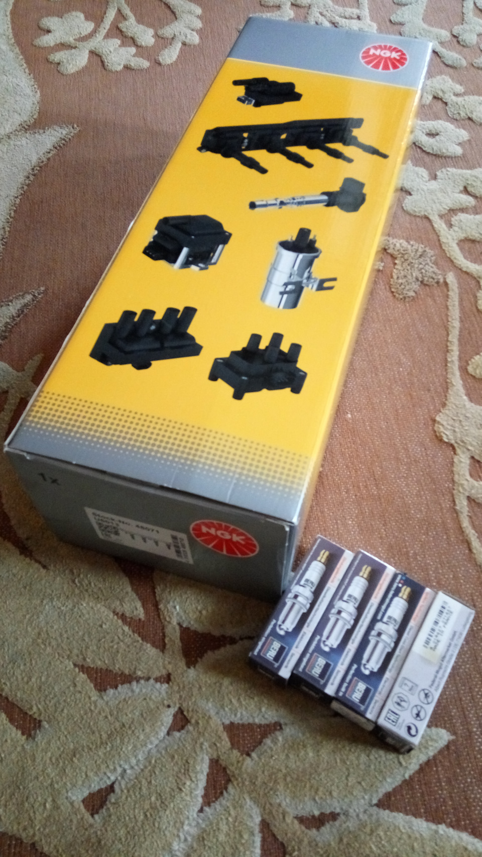 катушка зажигания + свечи, замена — Peugeot 307, 2 л, 2006 года | визит ...