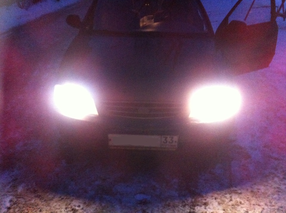 "Кукурузы" в фарах — KIA Spectra, 1,6 л, 2006 года | тюнинг | DRIVE2