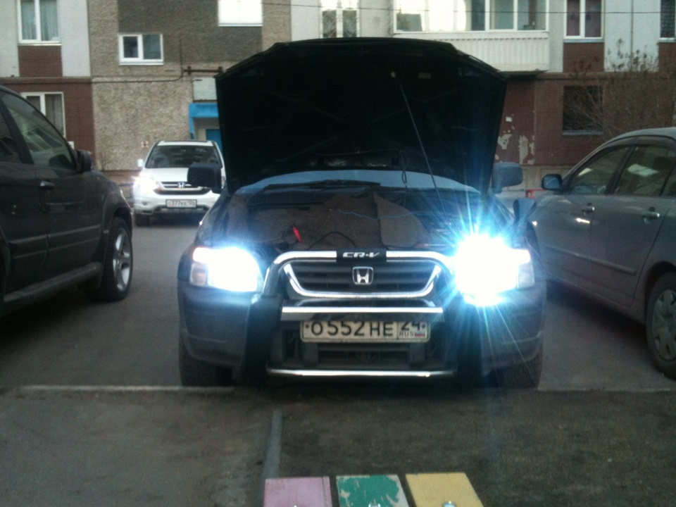 Поставил ксенон 6000К на црв👍😉 — DRIVE2