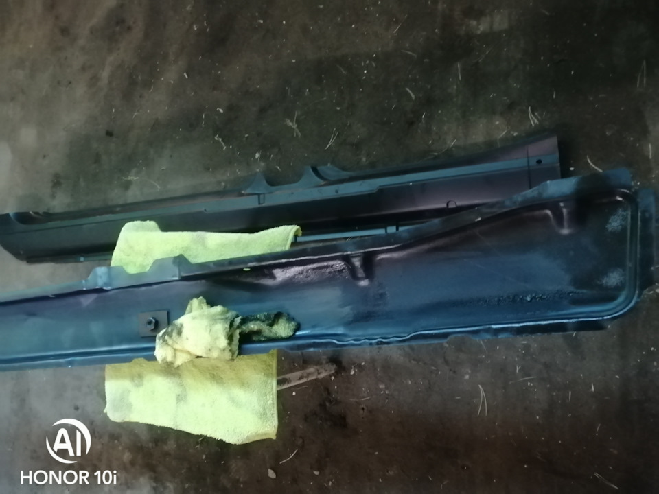 Замена порогов. Часть 2. Левый порог готов — LADA Приора седан, 1,6 л ...