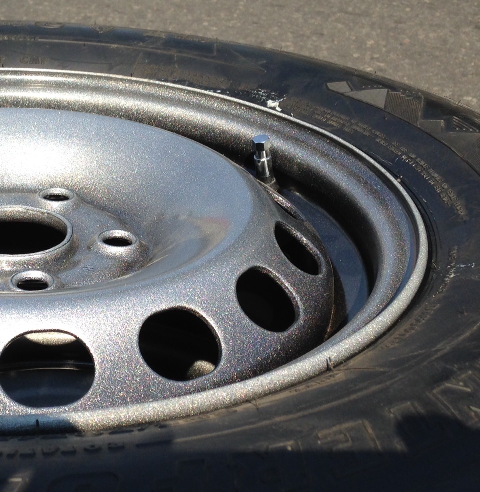 Полимерная покраска стальных дисков на зиму. — Volkswagen Transporter ...