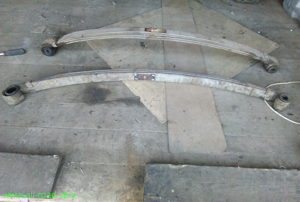 Замена рессор — УАЗ 315195 Hunter, 2,7 л., 2005 года | тюнинг | DRIVE2