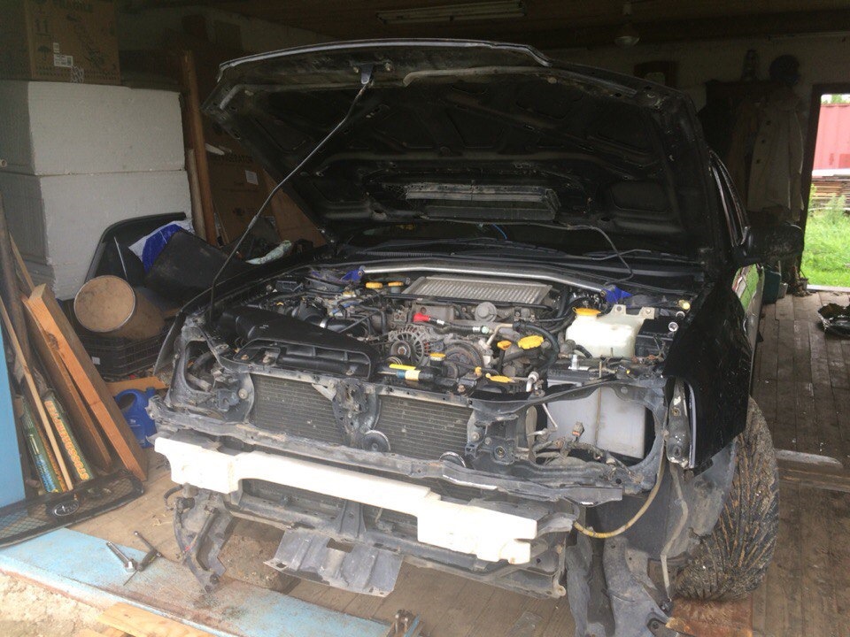 Дьявольские глазки)) — Subaru Impreza WRX (GD/GG), 2,8 л, 2004 года ...