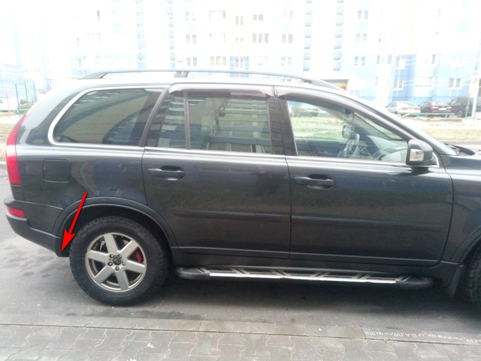 Пропал Задний Брызговик, Розыск! — Volvo XC90 (1G), 2,4 л, 2009 года ...
