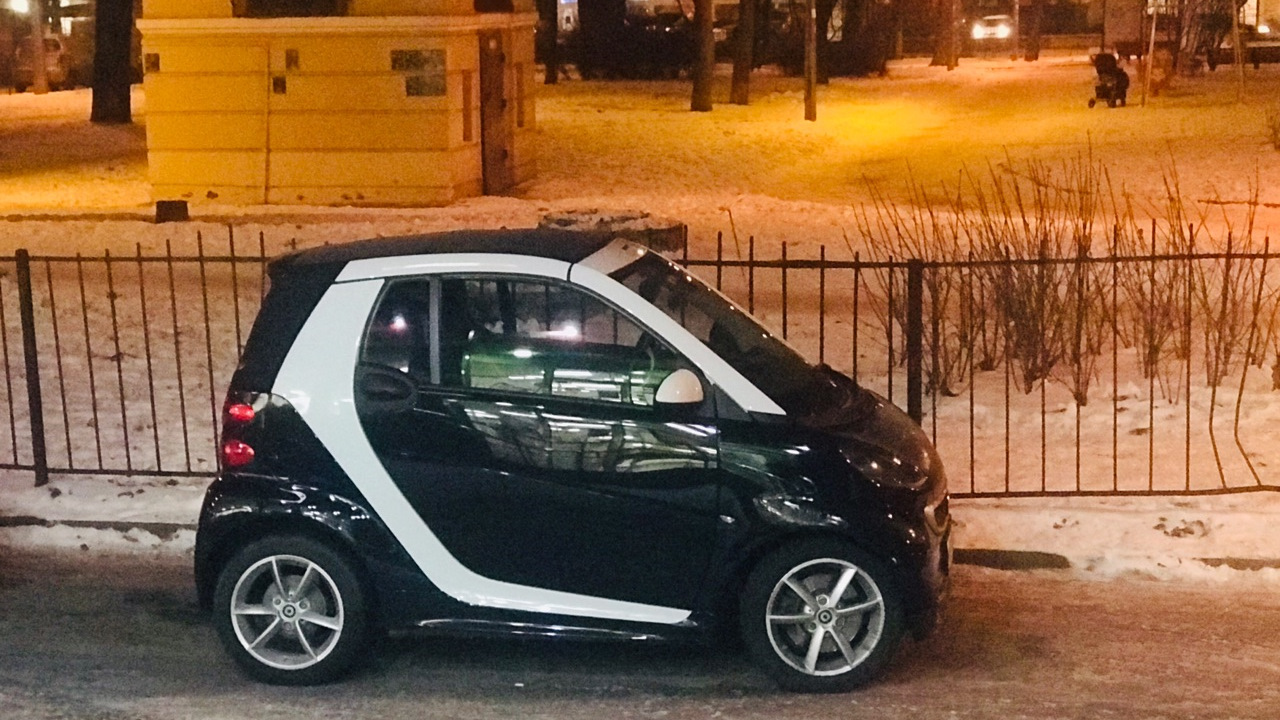 Smart fortwo (2G) 1.0 бензиновый 2015 | No funny - мокрый на DRIVE2