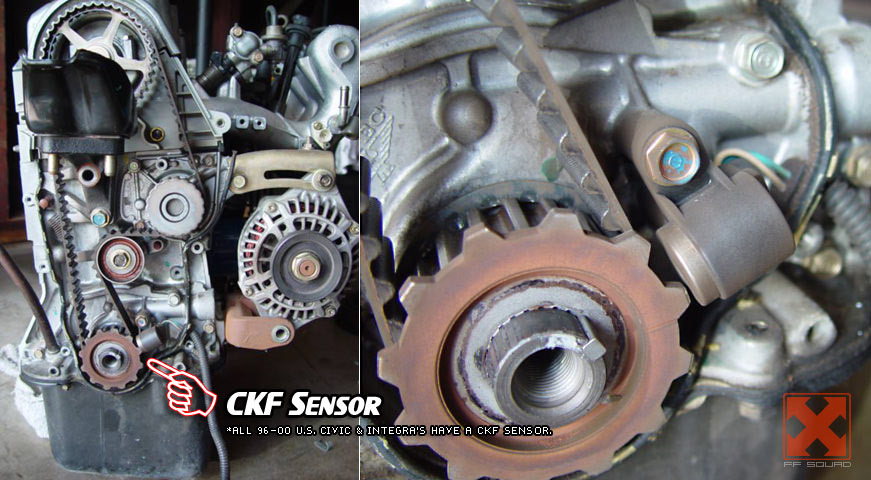NB: Датчик положения коленвала — Honda HR-V (1G), 1,6 л, 1998 года ...