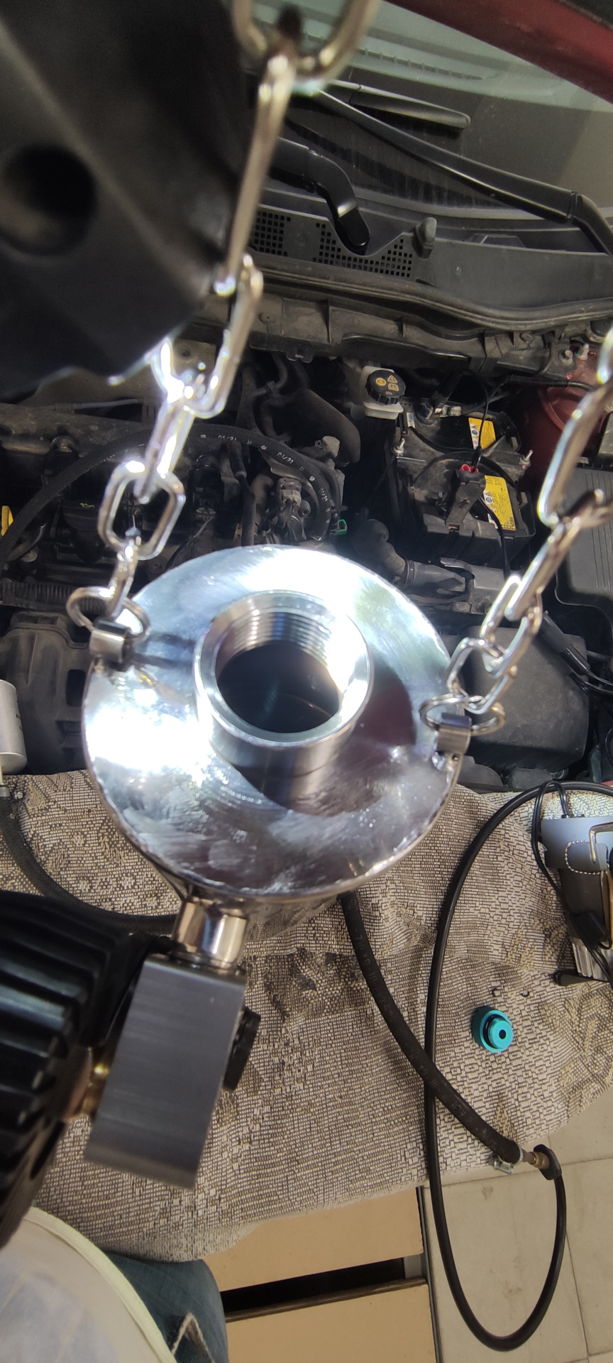300-400 мл ушло на 1 этап — Mazda CX-5 (1G)