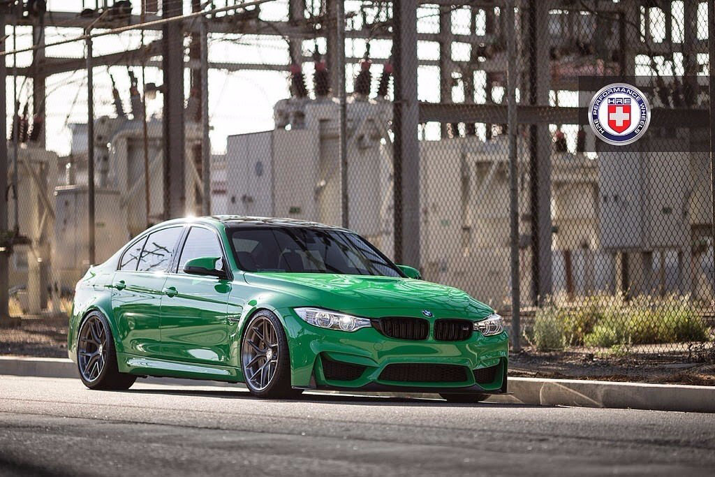 BMW m3 салатовый