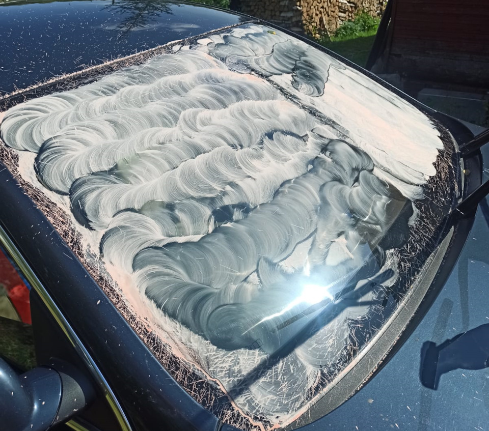 Полировка лобового стекла оксидом церия — Opel Insignia (1G), 2 л, 2011 ...