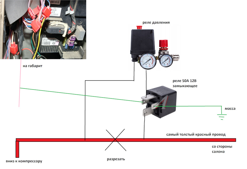 Схема подключения электрики. — KIA Mohave (HM)