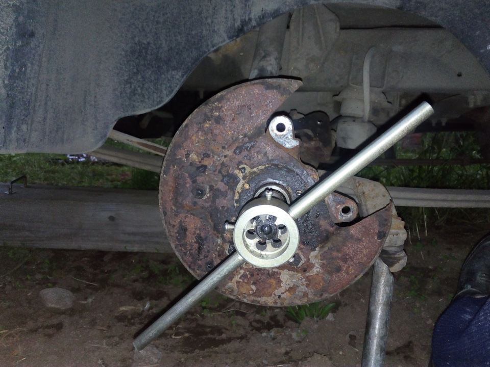 Замена подшипника передней ступицы, профилактика суппорта — ГАЗ Газель ...