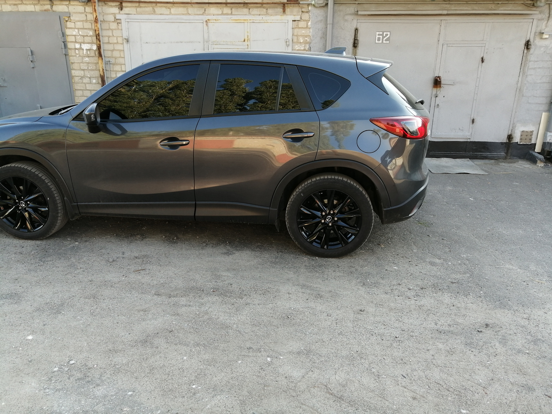 Колеса r19 Black edition — Mazda CX-5 (1G), 2 л, 2013 года | колёсные диски  | DRIVE2