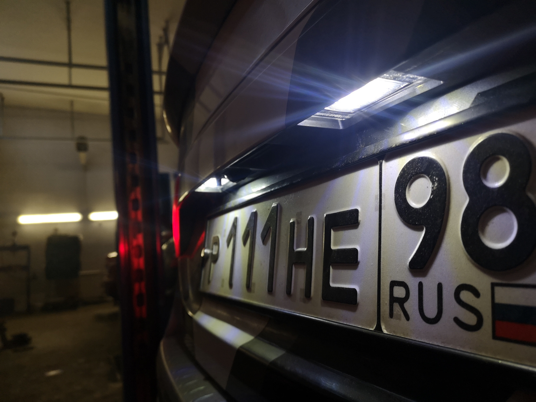 Светодиодные плафоны подсветки номера — Сообщество «Лада Веста (Lada ...