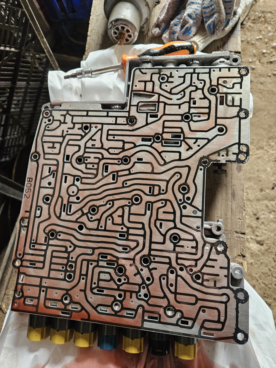 Мехатроник 2, замена сепараторной пластины. Часть LVII — Audi A6 (C6 ...