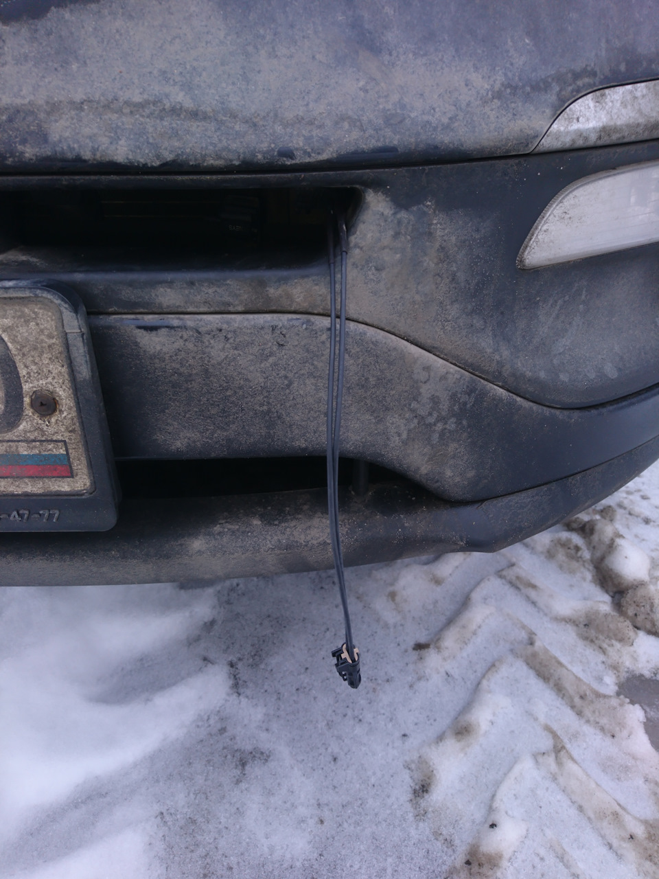 Неисправность датчика температуры наружного воздуха. Замена разъёма ...