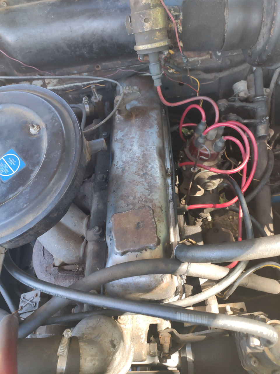 красить не стал. не было термокраски под рукой — ГАЗ 21