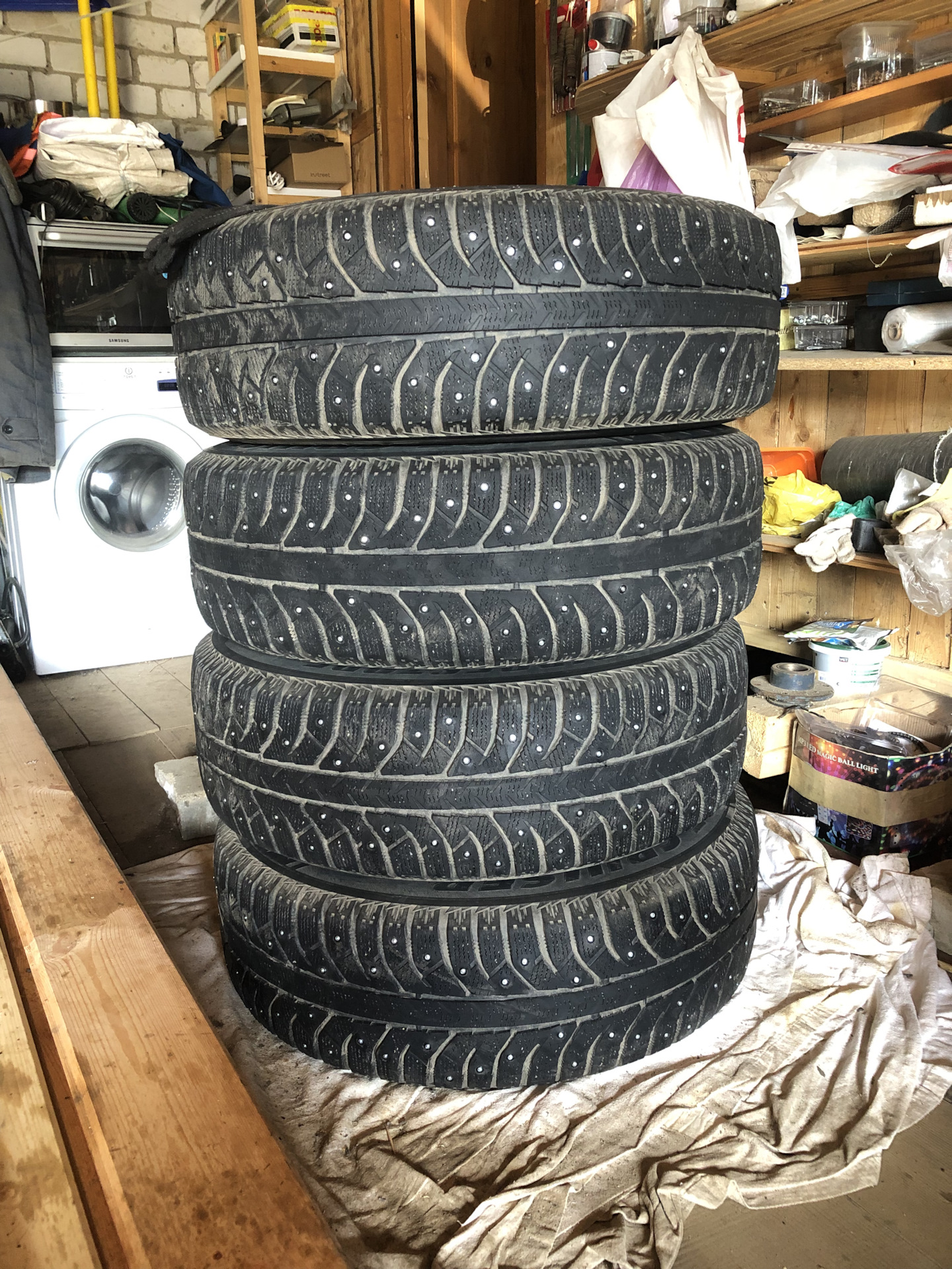 Полная перешиповка зимней резины — Mazda CX-7, 2,5 л, 2011 года | шины ...