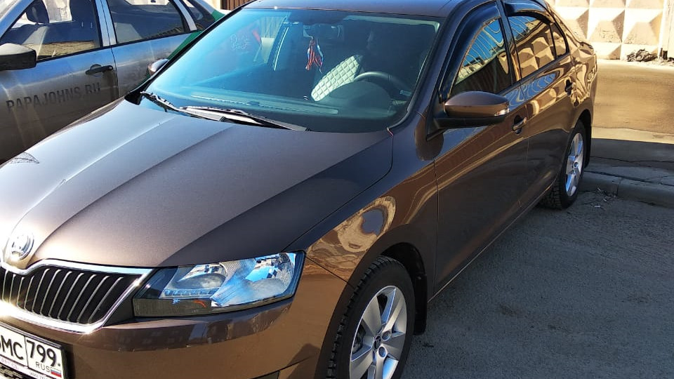 Багажник на крышу шкода Рапид — Skoda Rapid (1G), 1,6 л, 2018 года ...