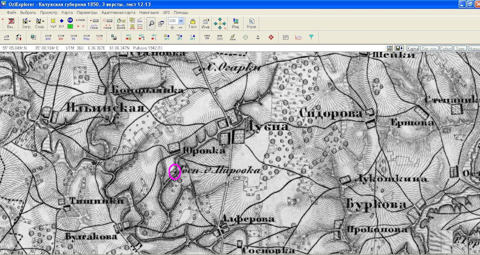 Карта темкино смоленской области