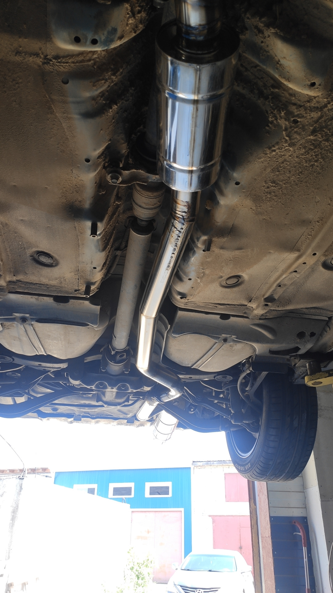 Выхлопная система из нержавейки — Subaru Legacy Outback (BE, BH), 2,5 л ...