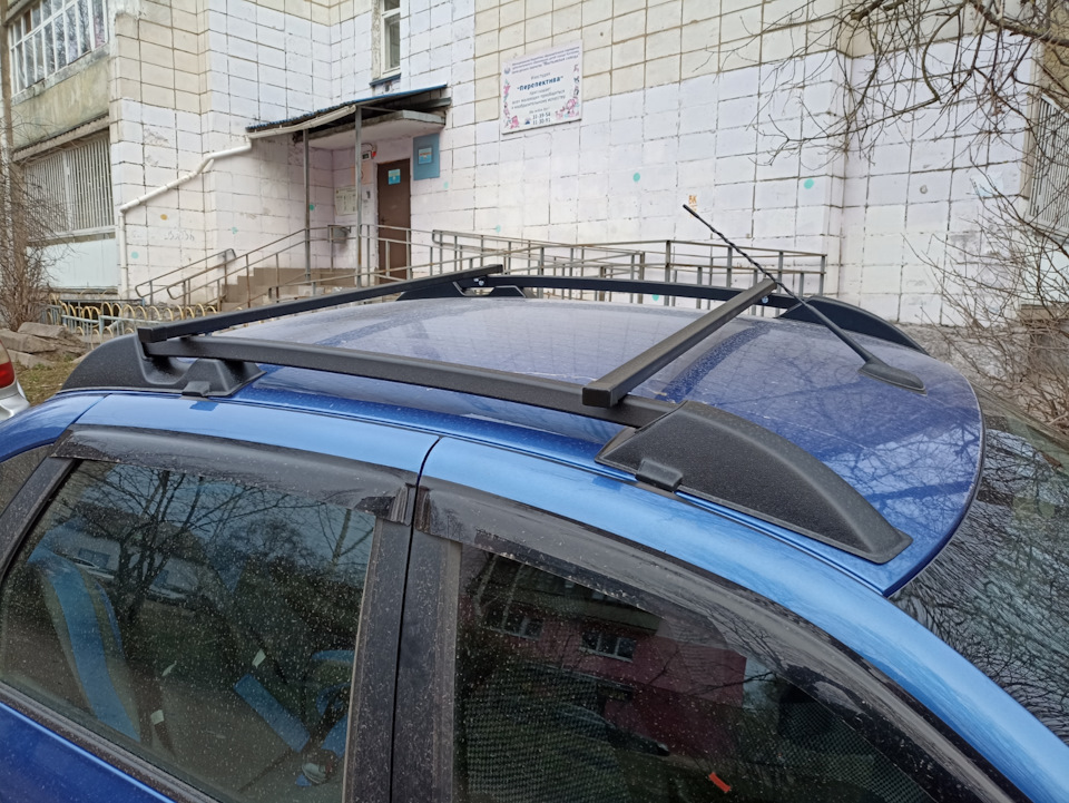 Рейлинги с поперечинами — Lada Гранта (2G) FL, 1,6 л, 2021 года ...