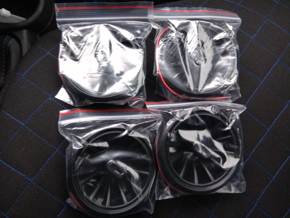 Новые сопла воздуховода; — Lada Гранта Лифтбек (1G), 1,6 л, 2014 года ...