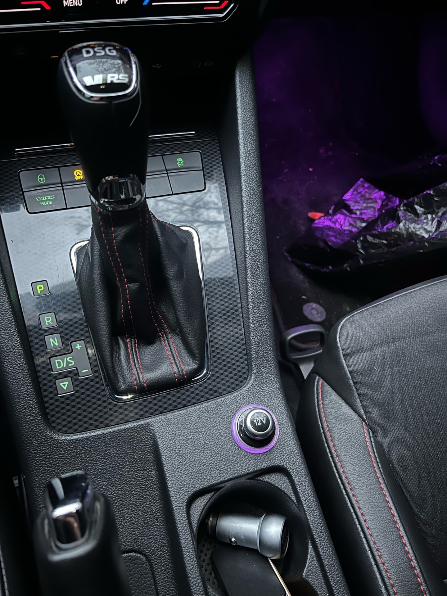 Сенсорный блок управления климатом. — Skoda Octavia RS A7 Mk3, 2 л ...