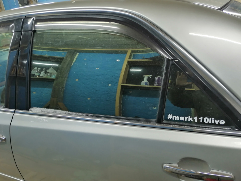 Как легко снять старую тонировку — Toyota Mark II (110), 2 л, 2001 года ...