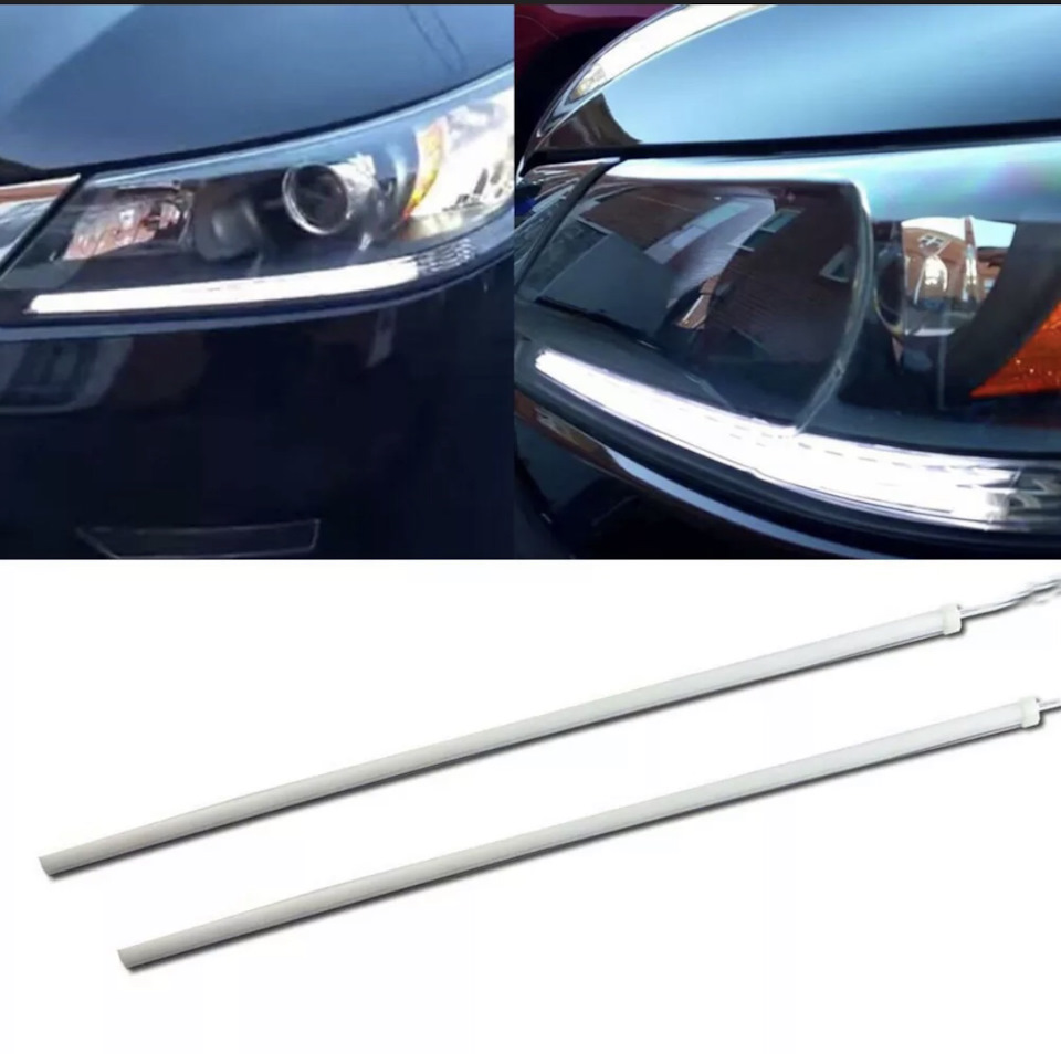 Led лента в габарит — Honda Accord (9G), 2,4 л, 2015 года | стайлинг |  DRIVE2