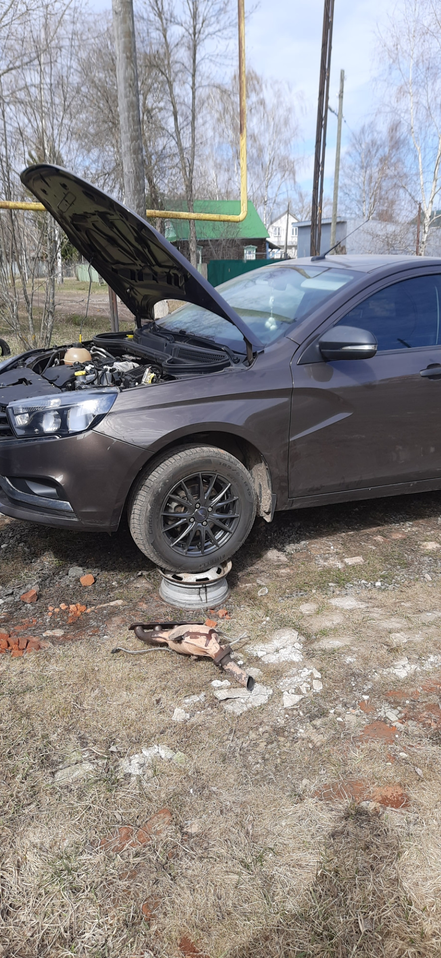 Веста замена гофры без сварки — Lada Vesta, 1,6 л, 2019 года | запчасти ...
