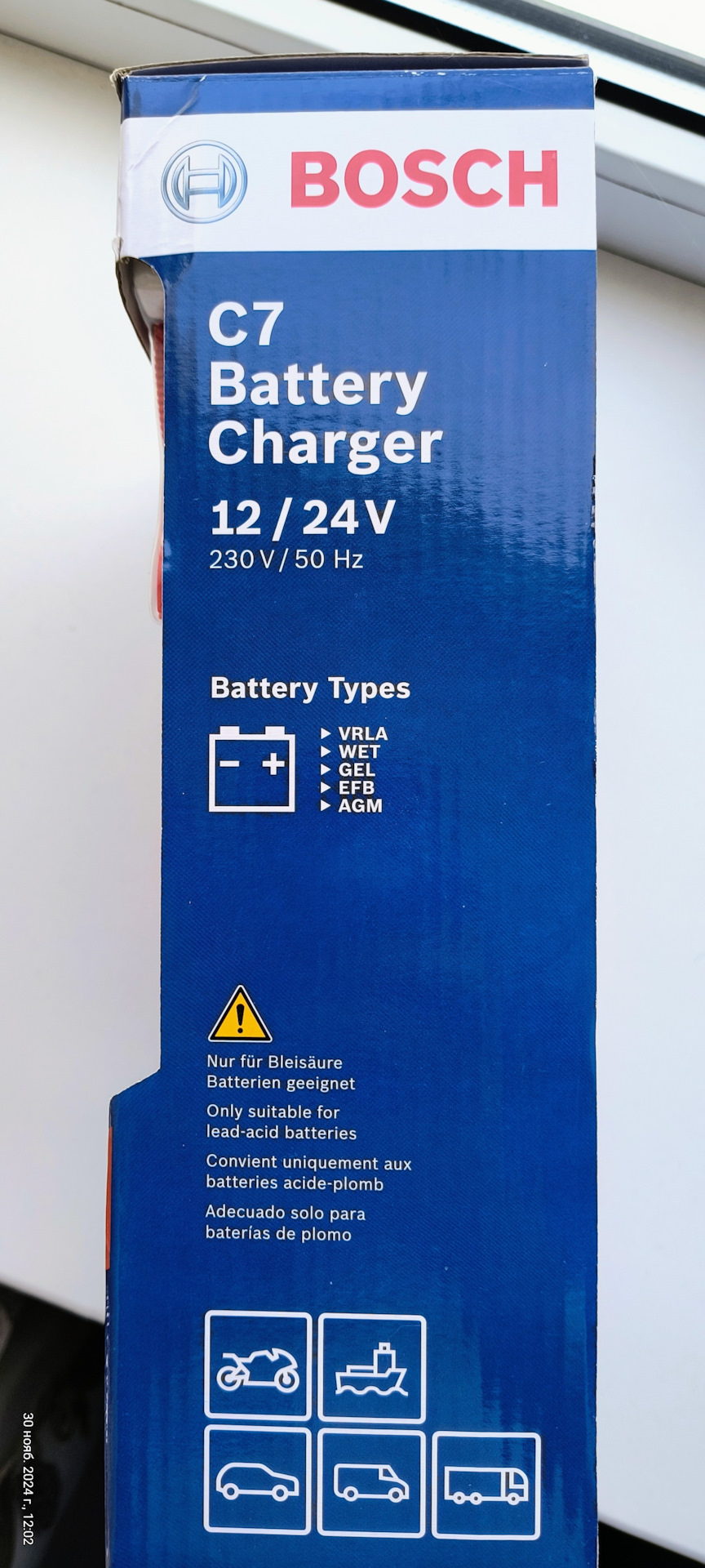 BOSCH 0 189 999 07M — Mercedes-Benz E-Class Estate (S211). Запчасти на фото: 018999907M