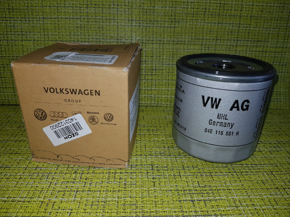 Vag 04e115561h фильтр масляный применяемость авто