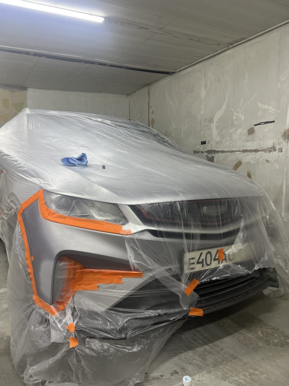 Локальный окрас бампера — Geely Coolray, 1,5 л, 2022 года | кузовной ...