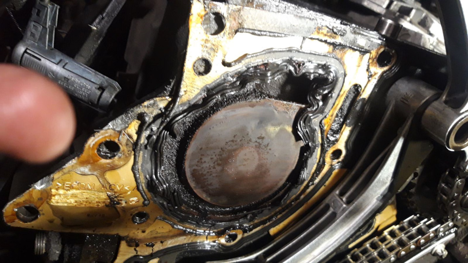 Замена прокладки лобовой крышки Y22DTH — Opel Omega B, 2,2 л, 2003 года ...