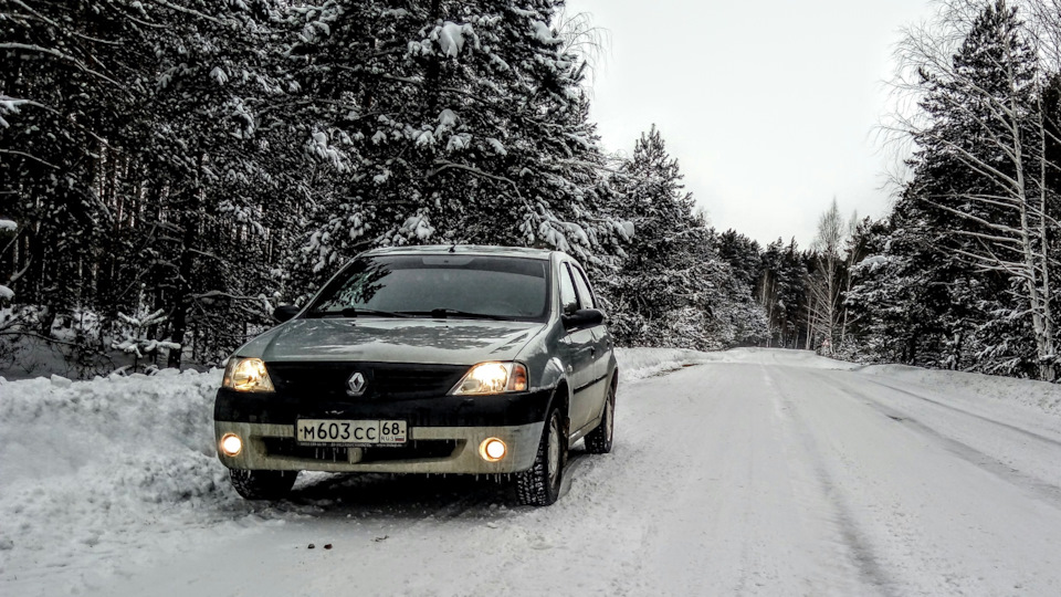Вентилируемые пороги рено Логан. Кто знал? — Renault Logan (1G), 1,4 л ...