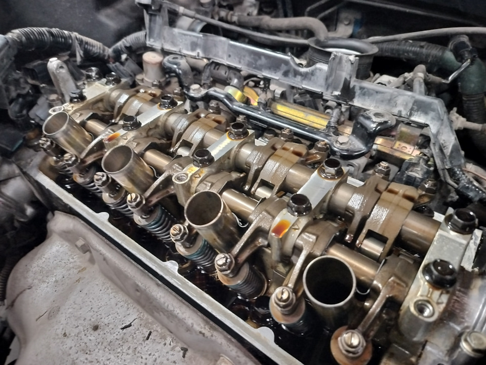 Регулировка клапанов — Honda Civic (7G), 1,7 л, 2005 года | своими ...