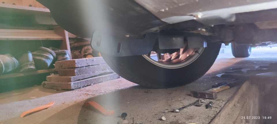 Защита переднего бампера форд Куга 2 — Ford Kuga (2G), 2,5 л, 2016 года ...