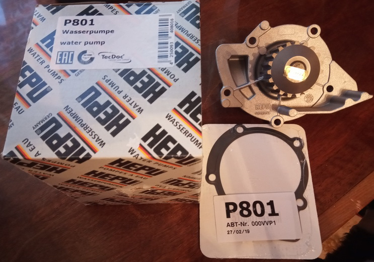 новая помпа с прокладкой — Ford Galaxy (Mk III). Запчасти на фото: 408016