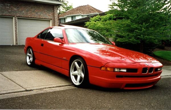 BMW 850 CSI Red