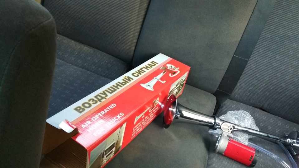 Установка воздушного сигнала — Mitsubishi Lancer IX, 1,6 л, 2005 года ...