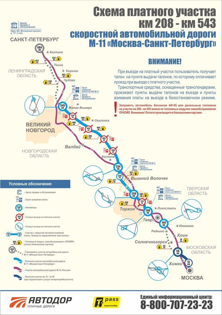 Дорога от москвы до питера на машине карта