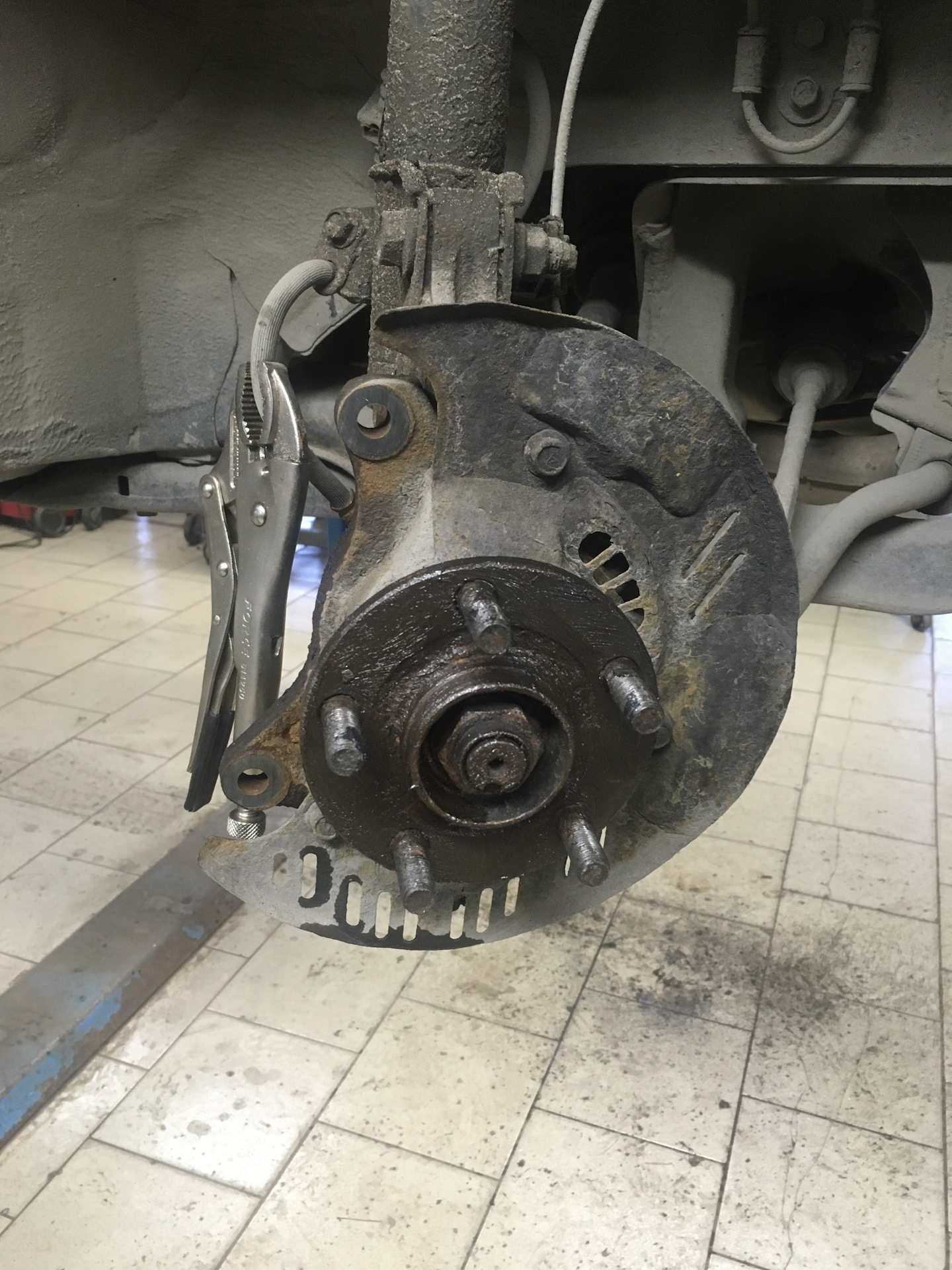 Замена суппортов с 260 на 294» — Subaru Impreza (GD, GG), 1,6 л, 2002 ...