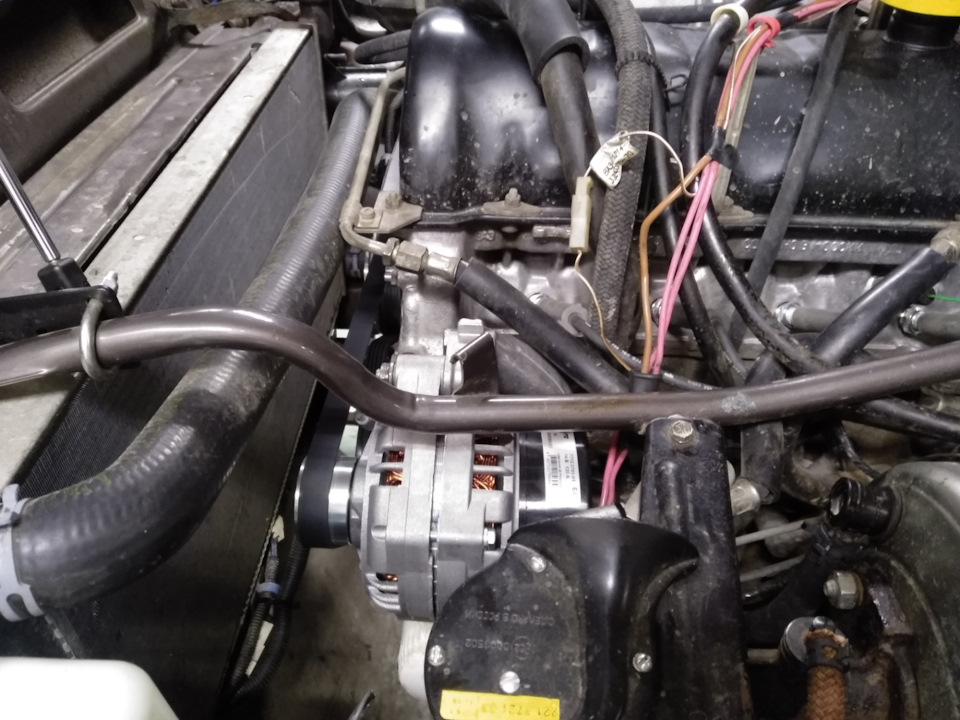 Перенос генератора наверх — Lada 2329, 1,7 л, 2008 года | электроника ...