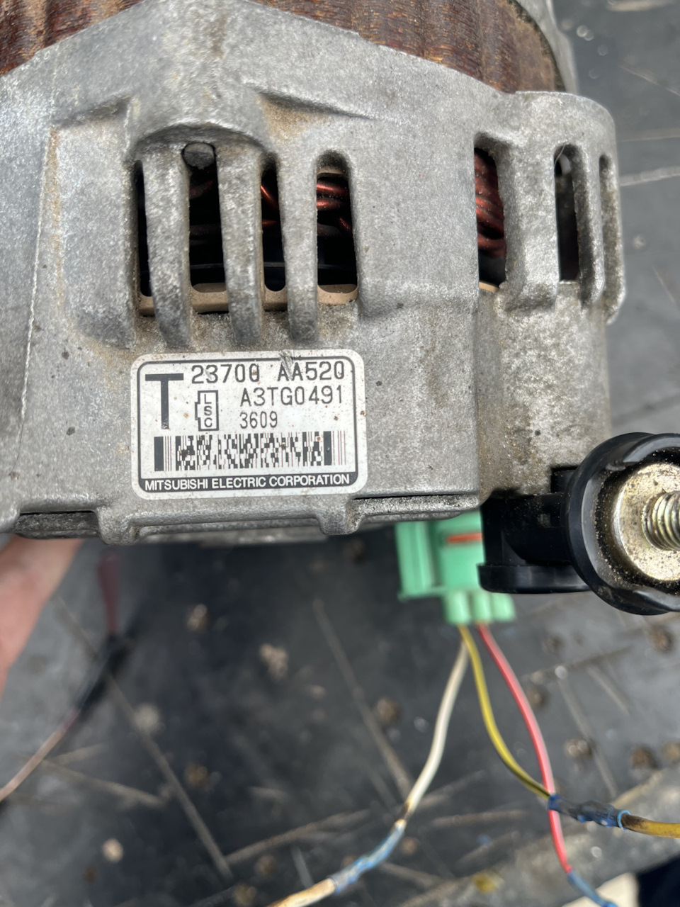 Генератор Субару 23700-AA520 — BMW 3 series Coupe (E30), 1,5 л, 1986 ...