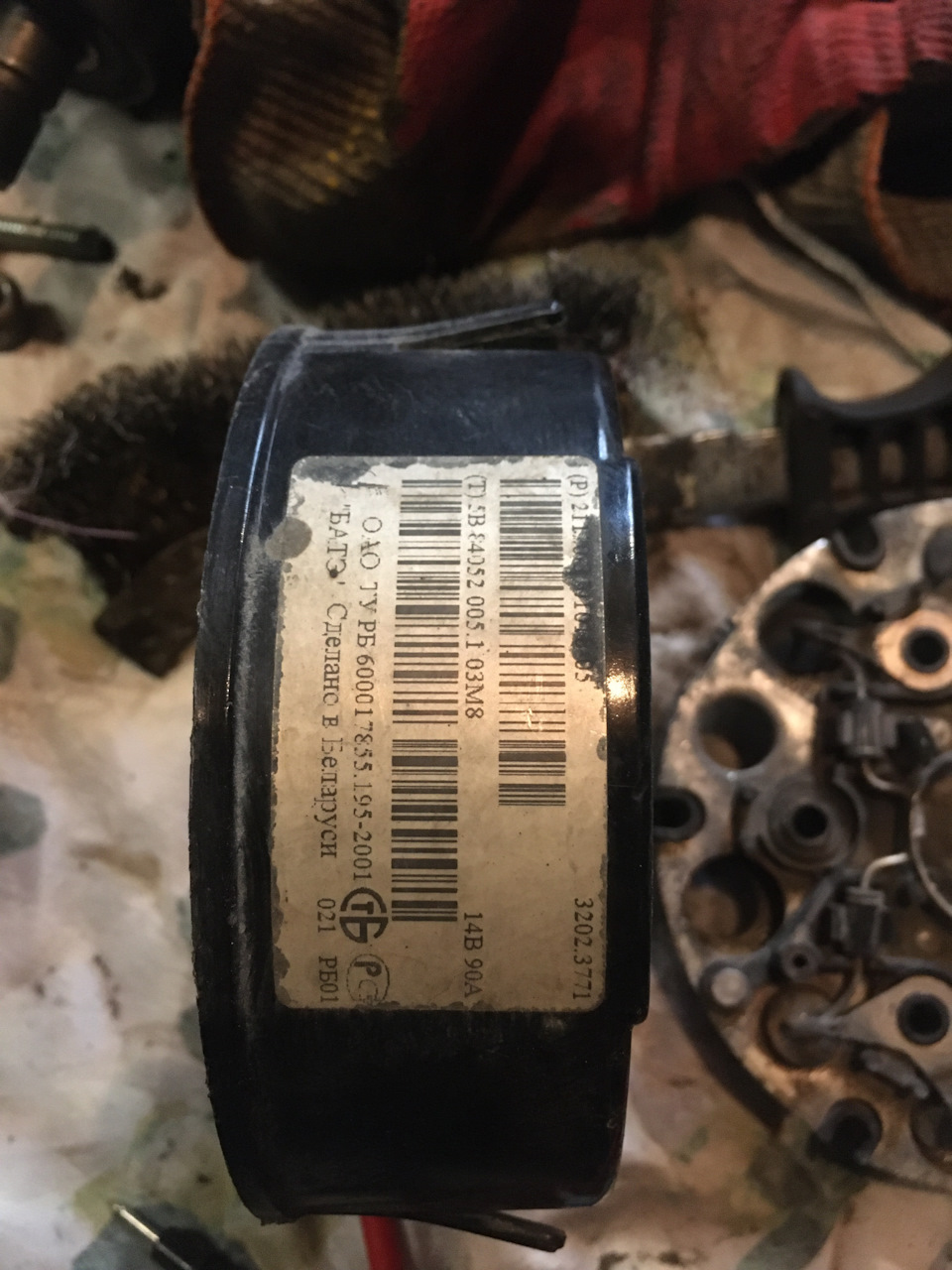 #31 замена подшипников и токосъемных колец, регулятор напряжения как на ...