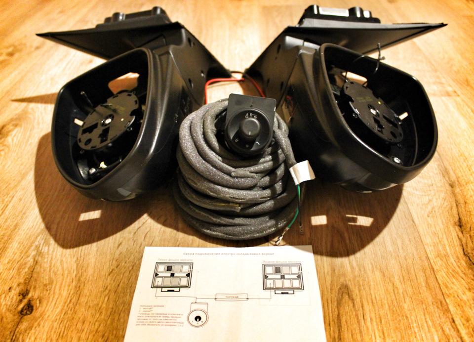 Электроскладывание зеркал + накладки в черный глянец — Chevrolet Cruze ...