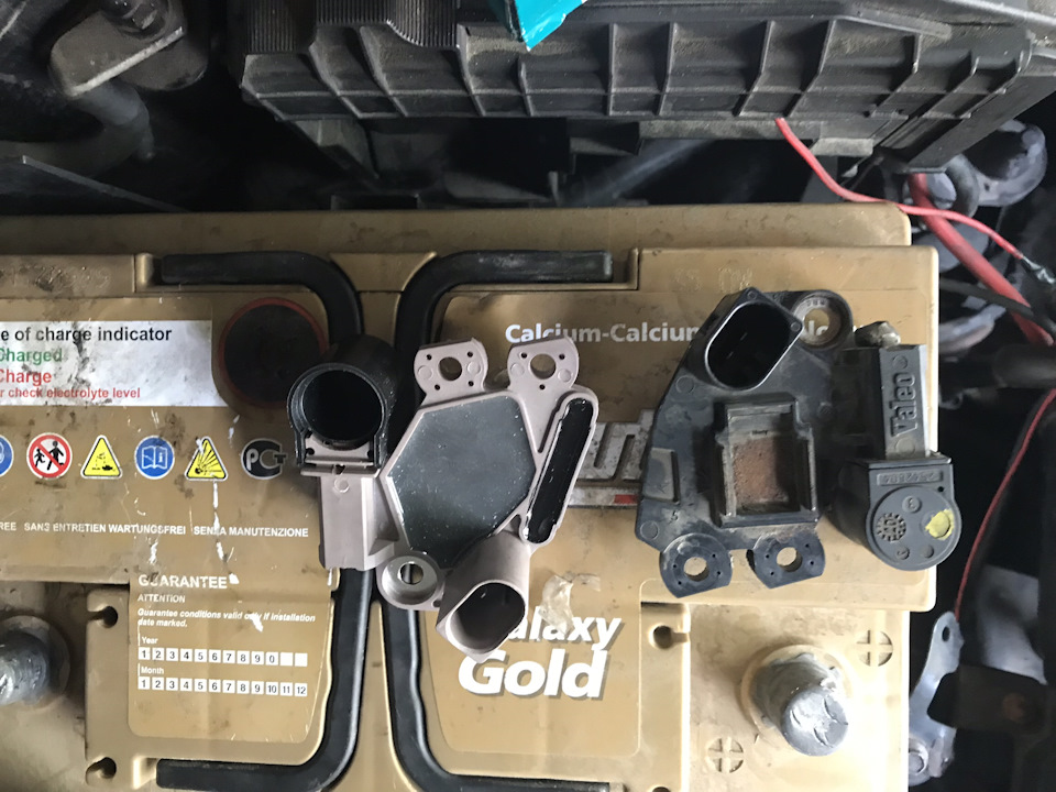 Пропала зарядка — Стерлись щетки генератора — Skoda Octavia RS A5 Mk2 ...