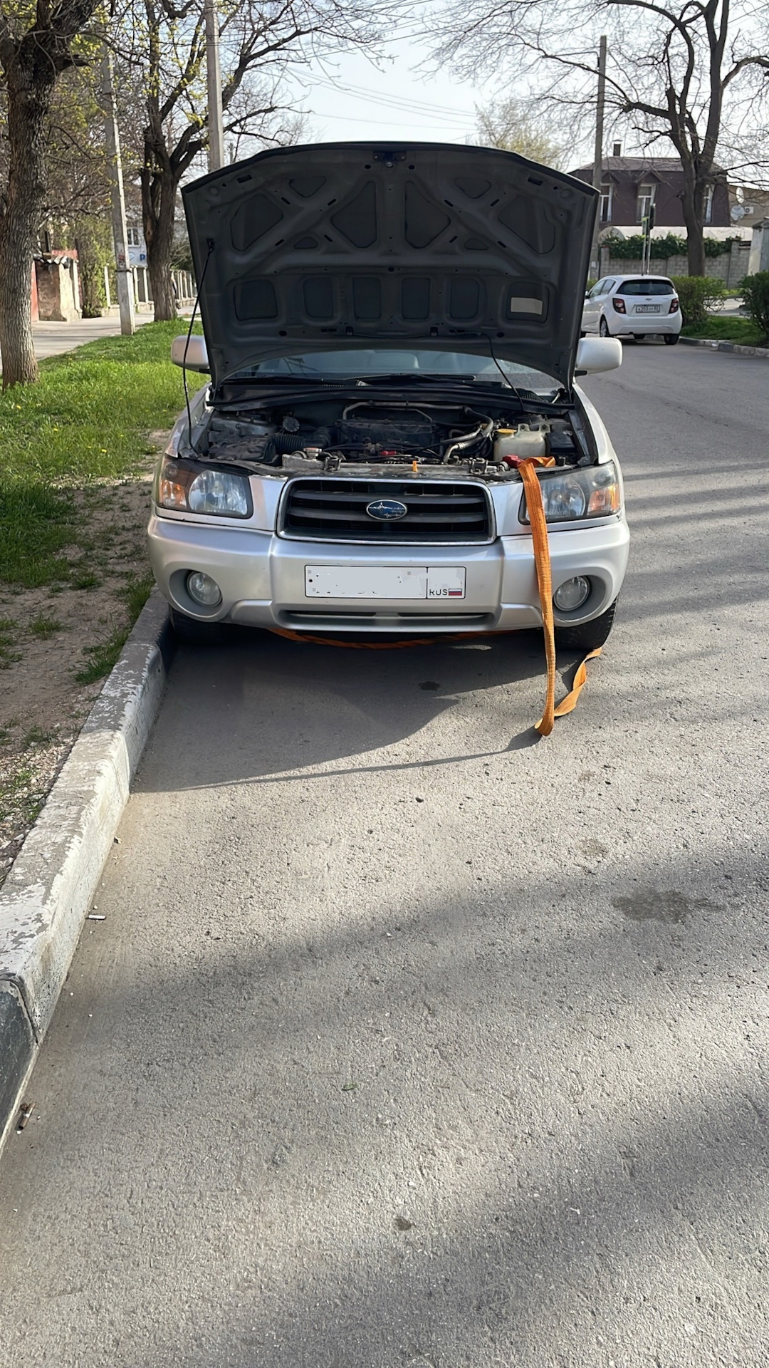 Перескок ремня через 2 дня после замены — Subaru Forester (SG), 2,5 л, 2003  года | своими руками | DRIVE2